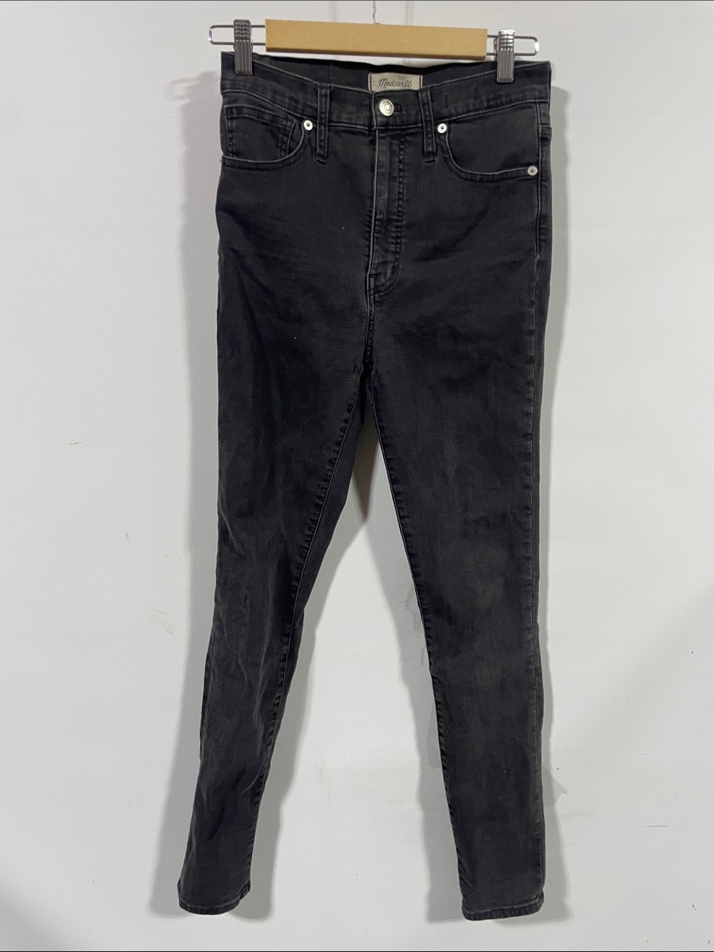Madewell Women's Skinny Jeans in Black Wash